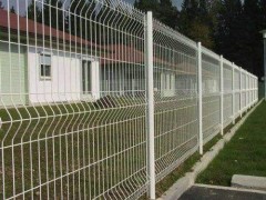 供应绿色金属硬塑PVC铁丝网 围栏网图3