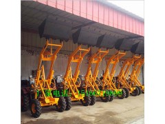 液压升降铲车金尊养殖场专用轮式电动装卸机工地铲车装载机图2