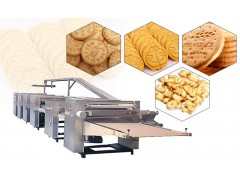 全自动小型饼干生产线/多功能印花饼干机/多号型酥饼成型设备图3