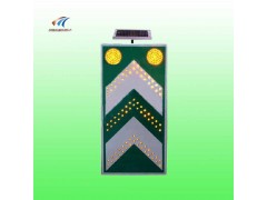 双箭头诱导标志牌 太阳能两侧通行标志 led点阵发光标志图2