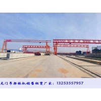 辽宁盘锦10吨16吨花架龙门吊结构轻巧