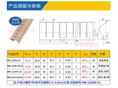 屏蔽室簧片 配有4款角簧 与MB-LD35-01配对使用 50多款可选择图2