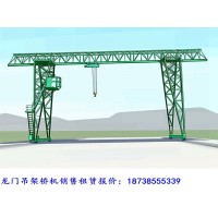 湖北宜昌龙门吊出租公司起重机在智能化的优势