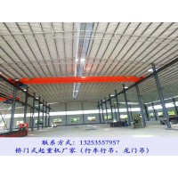 起重能力为10吨的单梁行车行吊工作时的耗电量是多少