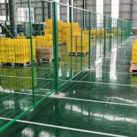 可移动车间隔离网室内仓库工厂机器设备分类带框架密孔车间隔离网