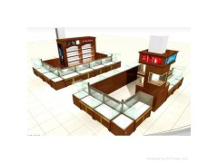 展柜制作珠宝柜台商场展示柜烤漆展台时间制作加工厂展柜设计公司图1