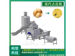 昀望大型黄桃 土豆蒸汽去皮机 去皮干净图2