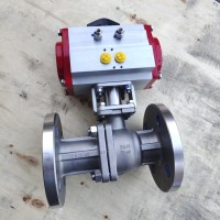 BRAY博雷球阀 F30气动法兰球阀 进口不锈钢球阀