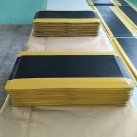 两层黄边防疲劳脚垫,卡优防滑双层抗疲劳垫,工业缓解疲劳地垫厂