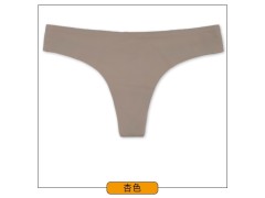 欧美外贸跨境无痕内裤 冰丝透气性感纯色女士丁字裤 厂家批发现货图2