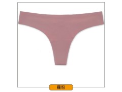 欧美外贸跨境无痕内裤 冰丝透气性感纯色女士丁字裤 厂家批发现货图3