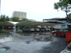 求购客户商-单开七字型小轿车停车棚-上海燕雨膜结构公司-江浙沪快速上门图2